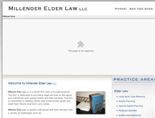 Tablet Screenshot of millenderelderlaw.com